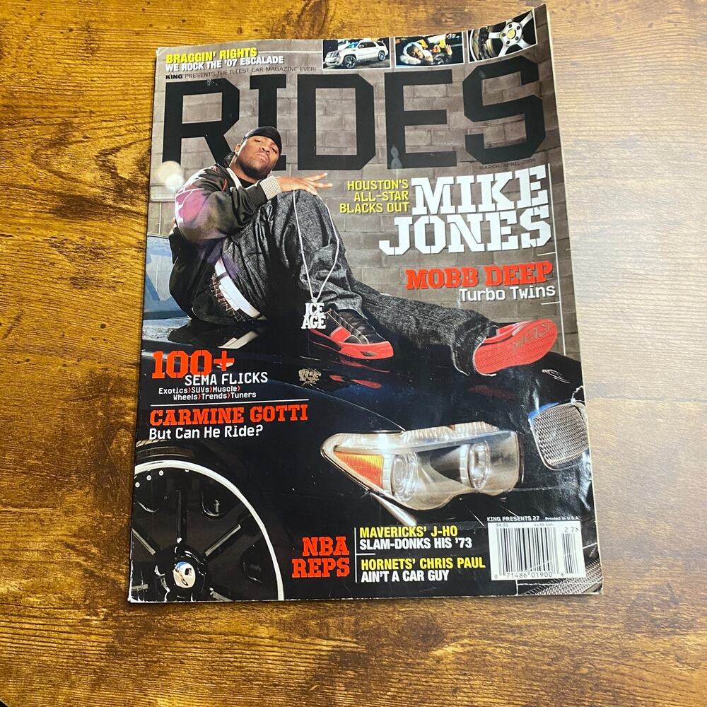 Rides Magazine #27 - Mike Jones - Mobb Deep - Carmine Gotti